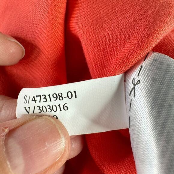 Banana Republic Women's Size 2 Coral Fit & Flare Mini Dress - Picture 3 of 9